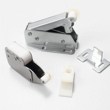 5 Sets Cabinet Door Latch Elephant Trunk Auto Rebound Wardrobe Pusher Catch Kit