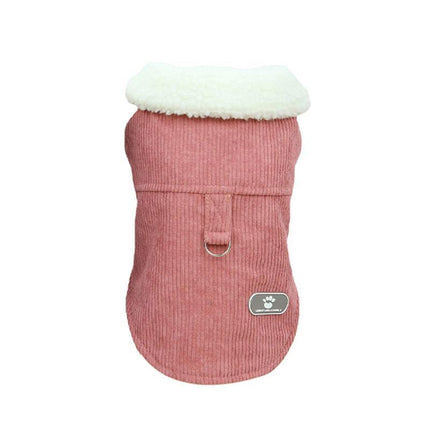 Pet Dog Clothes Jackets Warm Jumper Windproof Puppy Winter Coat Clothes Clothing Navy - Aimall