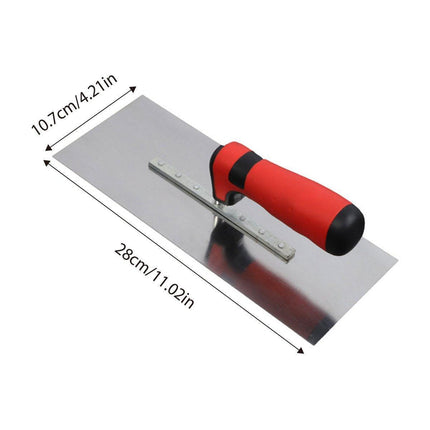 107x280mm Rectangle Plastering Brick Jointing Gauging Hand Trowel Tradesman Tool