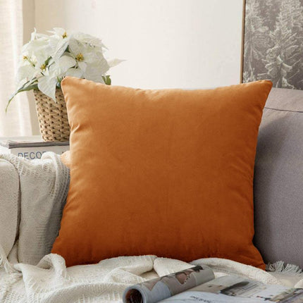 45cm*45cm Multicoloured Plain Solid Colour Cushion Cover Decorative Pillow Case - Aimall