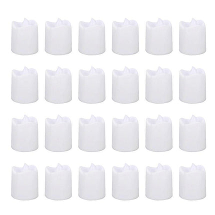 24PCS LED Votive Flameless Tea Candle Light Wedding Church Decoration - Aimall