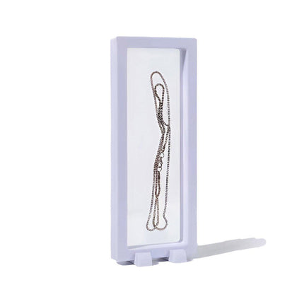 10pcs Transparent PE Film Display Box Jewelry Packaging Storage Box Container