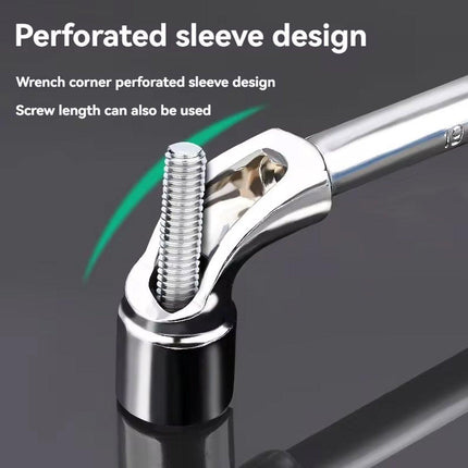 6-23mm L Shaped Socket Wrench Elbow Multi Size Hardware Repair Tool Set