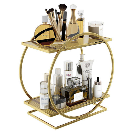 Large Capacity Cosmetics Storage Rack Home Organizer for Desktop Makeup Storage