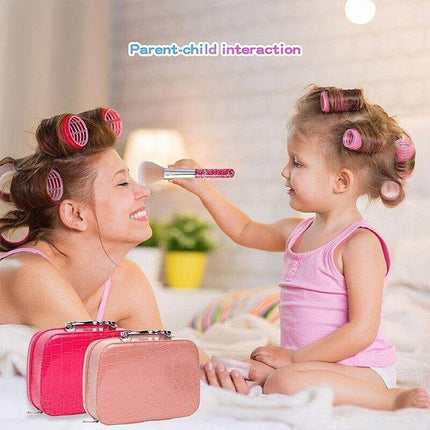 Kids Pretend Make Up Kit Play Beauty Makeup Set Glamour Girl Cosmetic Toy Gift - Aimall