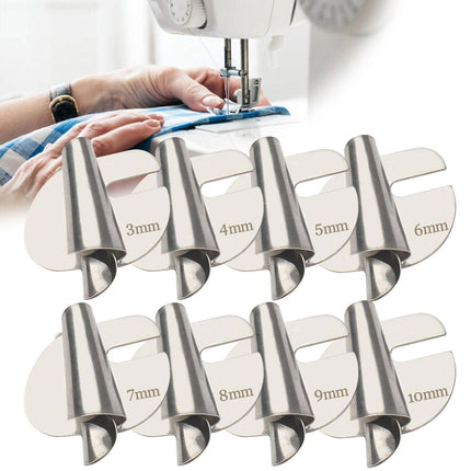 Household Sewing Machine Attachment Spiral Flanger Towel Fabric Puller Tool