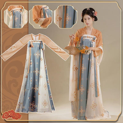 Hanfu Dress Women Ancient Chinese Traditional Hanfu Female Fairy Spring/Summer - Aimall