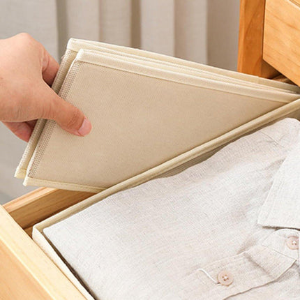6Piece Set Foldable Non-woven Underwear Bra Socks Storage Box Drawer Organizer