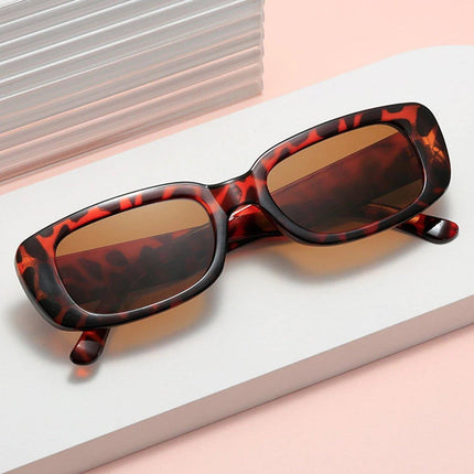 4pcs Retro Small Square Sunglasses Unisex Shades for Men Women UV Protection