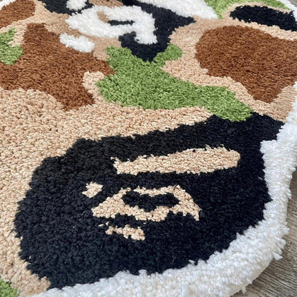 Mushroom Shaped Bathroom Mat Absorbent Non Slip Cartoon Rug Soft Mat