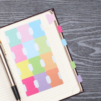 40Sheets Macaron Colour Writable Blank Journal Index Label Morandi Stickers Set