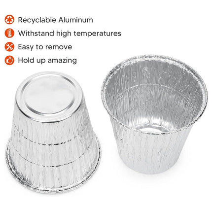 20pcs Tin Foil BBQ Bucket Liners Disposable Outdoor Grill Liner for Cookin