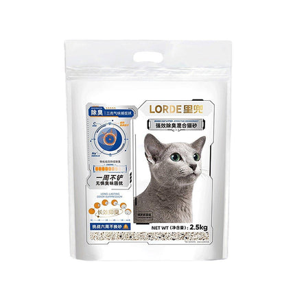 2.5/2.6KG Pet Mixed Deodorant Cat Litter Tofu Corn Cat Litter Flush Toilet - Aimall