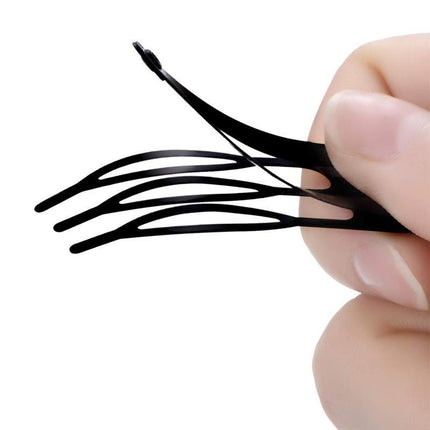 UP 30X Double-grip Hair Clips Metal Snap Barrettes Hair Styling Tool Women Girls - Aimall