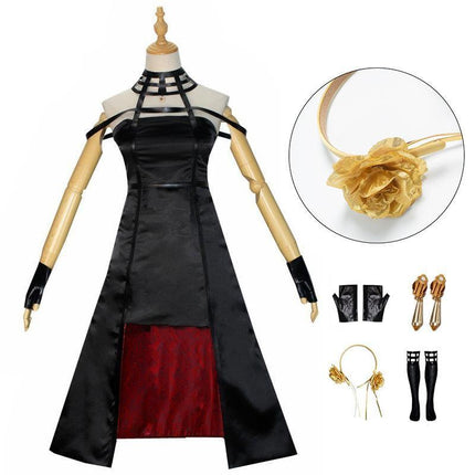 Anime SPY×FAMILY Yor Forger Cosplay Costume Womens Sexy Dress Halloween Outfits - Aimall
