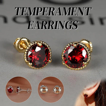 Three Claws Twisted Lace Threaded Stud Earrings Simple Elegant Earrings Women