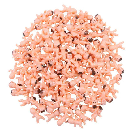 200PCS Mini Plastic Figurines for Party Games and Shower Decorations
