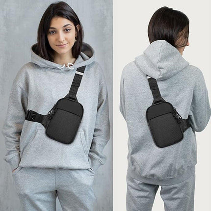 Sports Chest Bag Crossbody Backpack Mini Fashion Satchel for Outdoor Travel