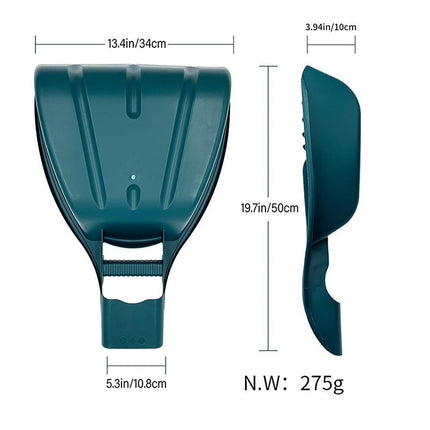 1pc Outdoor Garden Rake Lightweight Plastic Portable Tool for Easy Leaf Cleaning