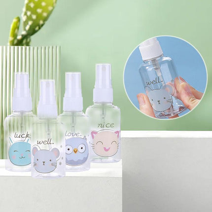 50ML Clear Travel Transparent Plastic Perfume Atomizer Empty Spray Bottle Gifts - Aimall