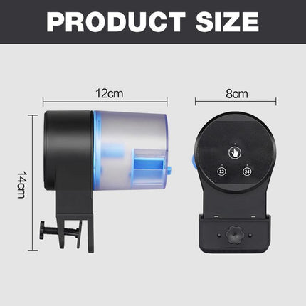 Adjustable Auto Fish Feeder Feeding Aquarium Tank Automatic Food Dispenser Timer - Aimall