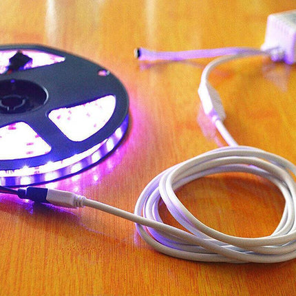 1-10M White LED RGB Light Strip Extension Cord Cable Lead Connector 4 Pin - Aimall