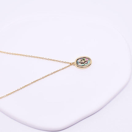 Retro Fashion Style Natural Stone Design Necklace for Women Vintage Jewelry