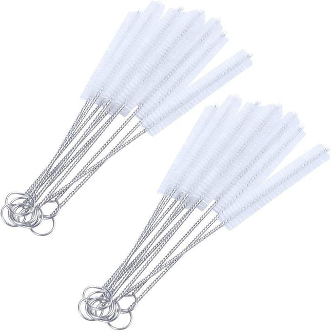 10PCS Nylon Straw Brush Cleaner Bottle Tube Pipe Small Long Cleaning - Aimall