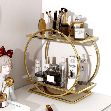 Large Capacity Cosmetics Storage Rack Home Organizer for Desktop Makeup Storage
