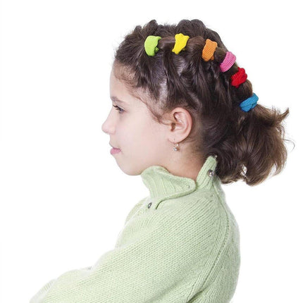 200Pcs Women Girls Hair Bands Ties Rope Rings Elastic Hairband Ponytail Holder