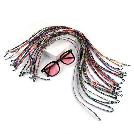 5 PCS Colorful Sunglasses Strap Eyeglass Chain Reading Glasses Holder Neck Cord - Aimall