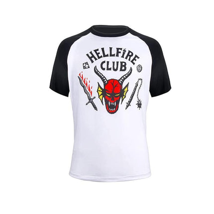 Stranger Things Hellfire Club Short Shirt Sleeve Baseball Unisex T-Shirt S~XXL AU - Aimall