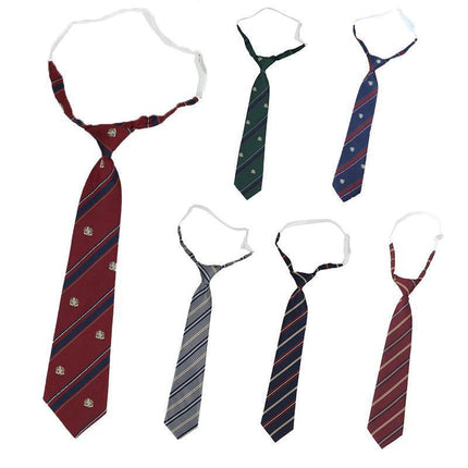 Student Lazy Tie Women Necktie Fashionable Uniform School Style Japanese JK Tie - Aimall
