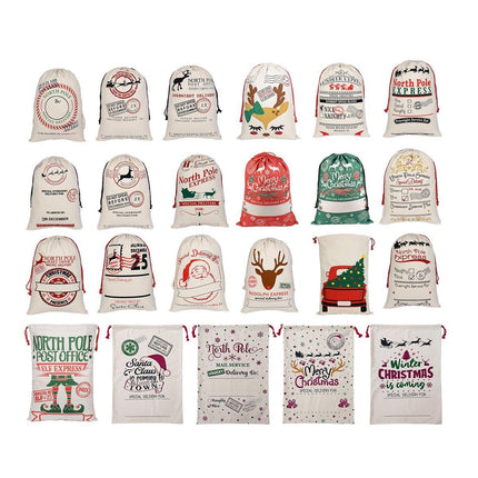 Large Christmas Sacks Jumbo Large Santa Gift Sack Bag Gifts Stocking Present Bag