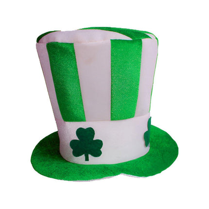 St Patricks Day Hat Festival Party Digital Print Irish Green Shamrock Cap