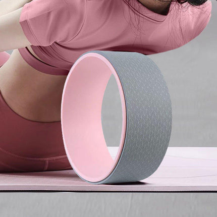 Yoga Wheel Back Roller for Pilates Open Shoulder Widened Circle Back Massage