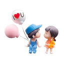 New Fashion Car Dashboard Lovely Couple Girl Boy Good Luck Ornament Auto Decor - Aimall