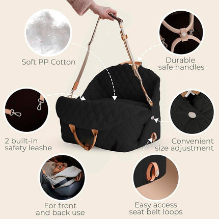 Large 3 in 1 Pet Travel Bag Portable Carrier and Soft Cage for Dogs and Cats