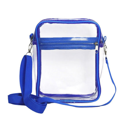 Transparent Crossbody Bag Clear Stylish Handbag for Men and Women Daily Use