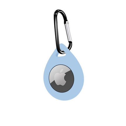 For Apple AirTag Air Tag Silicone Protective Case Cover Location Tracker Keyring - Aimall