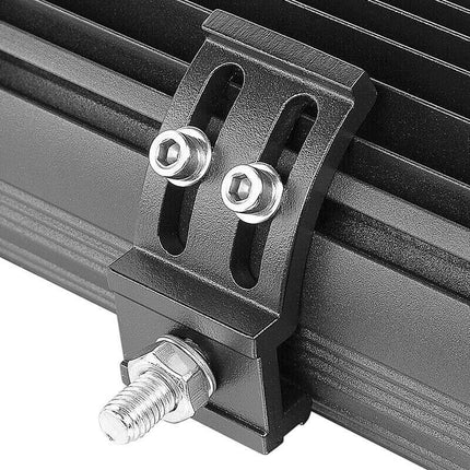2X Mounting Brackets Rotating Slide Base Mounts AL Alloy For LED Work Light Bar - Aimall
