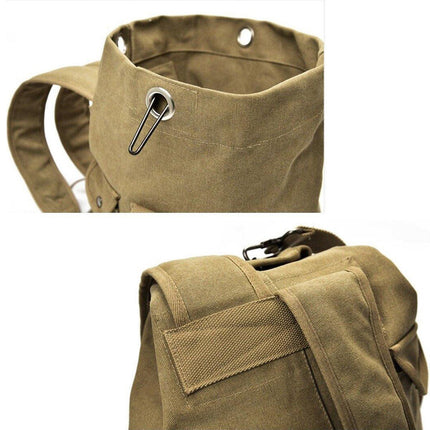 Large Capacity Travel Backpack for Men Outdoor Sports Bag Canvas Rucksack