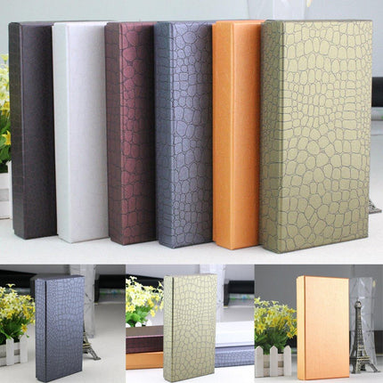 10PCS Luxury Gift Box Set Belt Handbag Wallet Packaging Faux Leather Hard Case