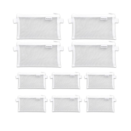 10PCS Clear Mesh Pencil Case Pen Cosmetic Makeup Storage Bag Organizer Pouch - Aimall