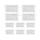 10PCS Clear Mesh Pencil Case Pen Cosmetic Makeup Storage Bag Organizer Pouch - Aimall