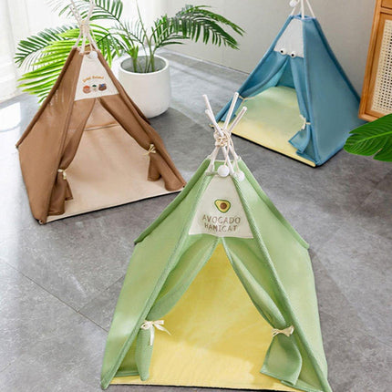 Breathable Dog Tent Kennel Small Pet Bed Spring Summer Cat House Pet Supplies