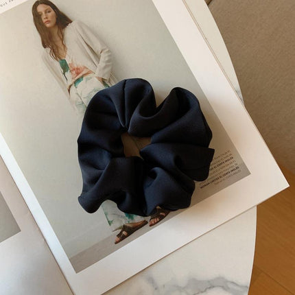 Large Scrunchies Silk Satin Elastic Hair Hair Bands Rope Tie Ponytail Accessory - Aimall