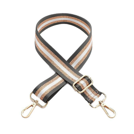 New Crossbody Bag Handbag Belt Satchel Wide Adjustable Canvas Shoulder Strap - Aimall