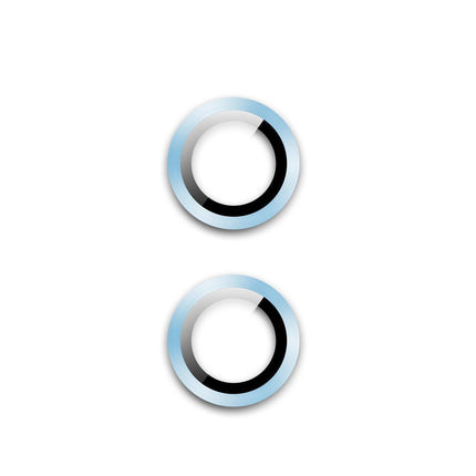 For Apple iPhone 15/15 Plus Camera Lens Protector Glass Screen Metal Ring
