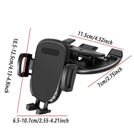 CD Slot Phone Holder Clip Mount for Hands-Free Use and Navigation in Vehicles